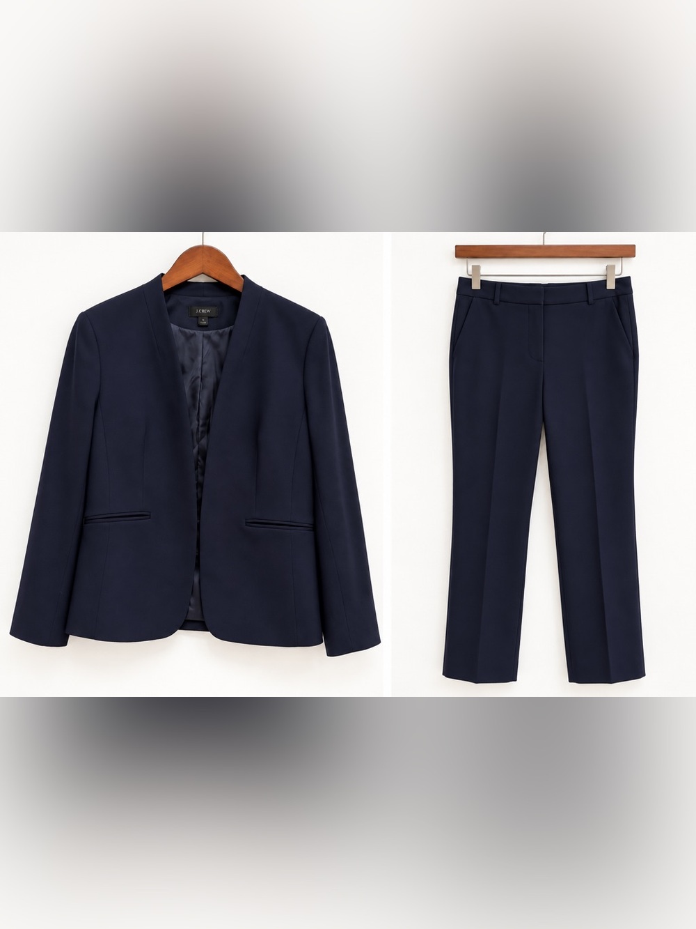 JCrew Navy Blue Pantsuit – Blazer 14 / Pants 12